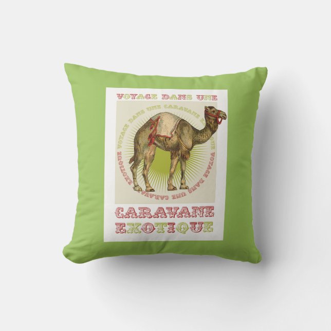 Camel Caravan Cushion (Front)