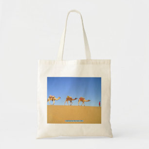 Camel caravan, Thar Desert, India Tote Bag
