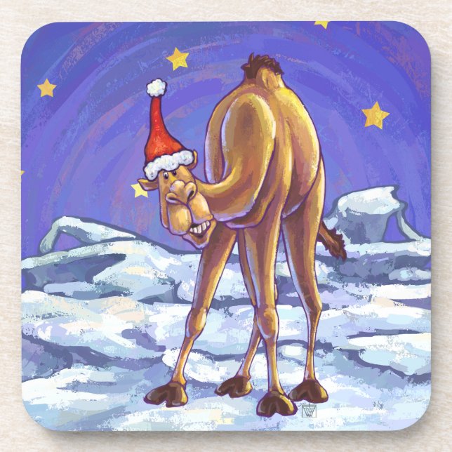 Camel Christmas Coaster (Front)