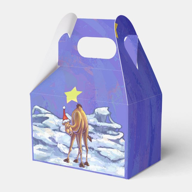 Camel Christmas Favour Box (Front Side)