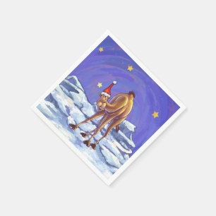 Camel Christmas Napkin