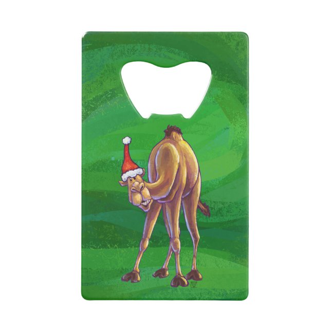 Camel Christmas On Green (Front)