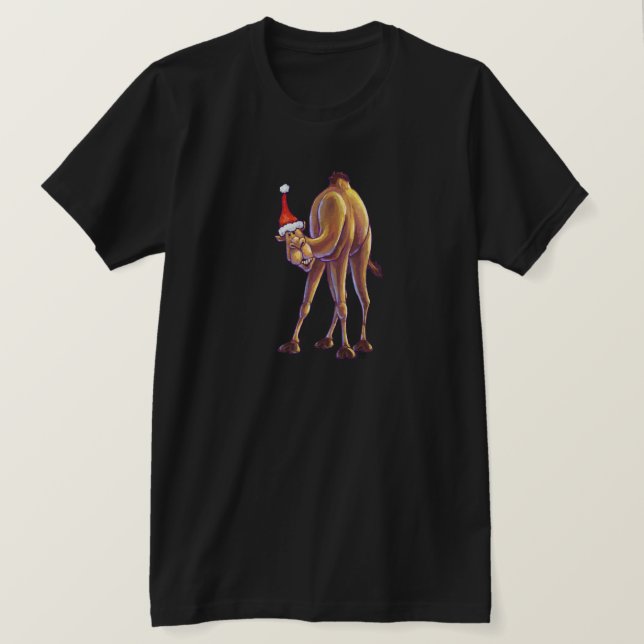 Camel Christmas T-Shirt (Design Front)