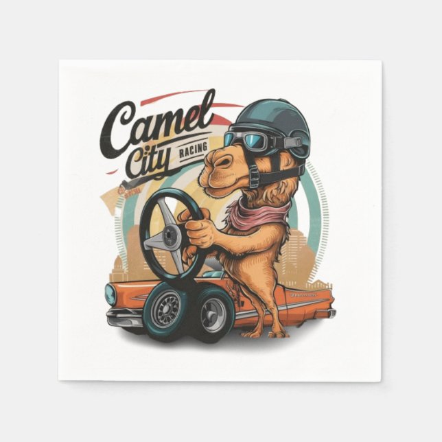 Camel City Racing Napkin (Front)