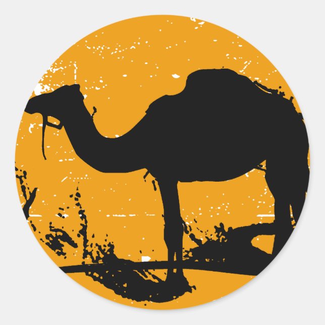 Camel Classic Round Sticker (Front)