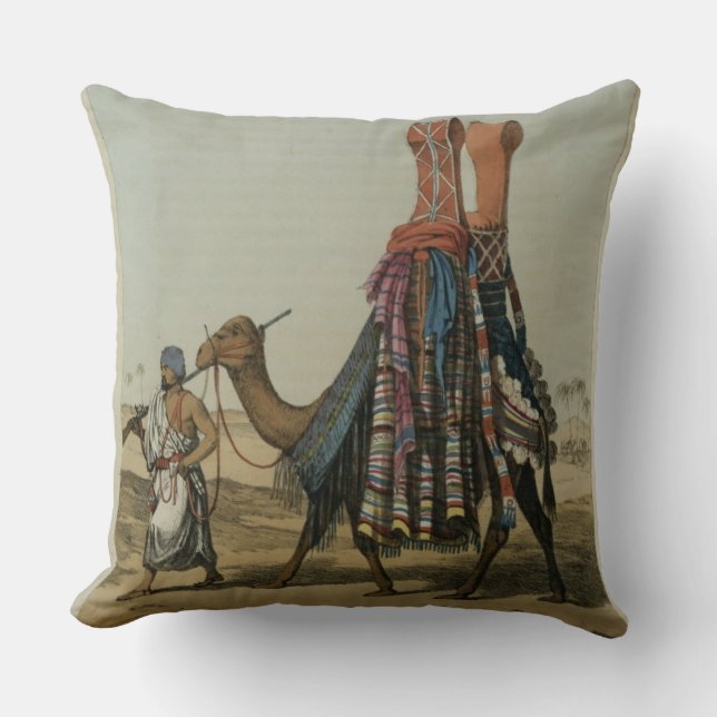 Camel Conveying a Bride to her Husband, engraved b Cushion (Front)