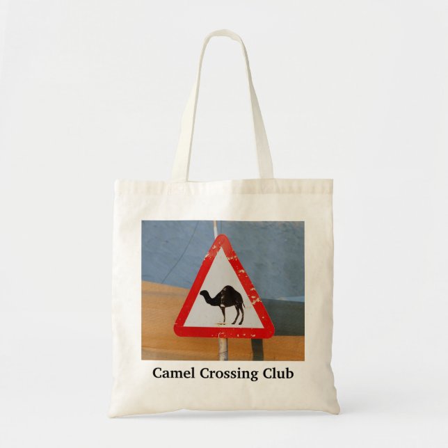 Camel Crossing Club Tote Bag (Front)