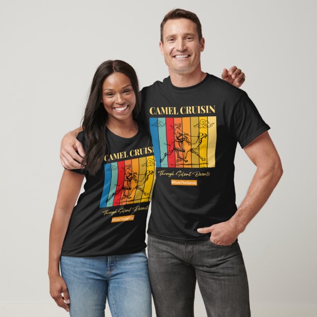 Camel Cruisin' Through Silent Deserts T-Shirt (Unisex)