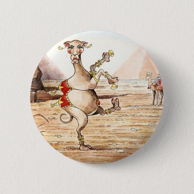 Camel Dance 6 Cm Round Badge (Front)