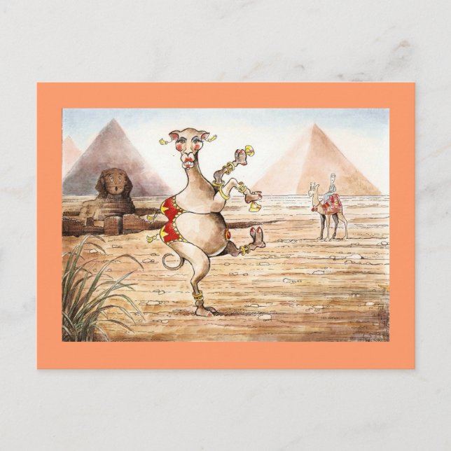 Camel Dance Postcard (Front)