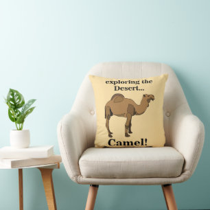 Camel Desert Animal Funny Cushion