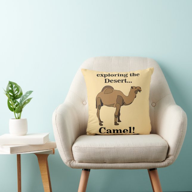 Camel Desert Animal Funny Cushion (Chair)