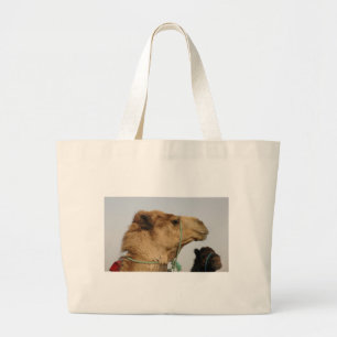 Camel Desert Middle East Peace Love Nature Destiny Large Tote Bag