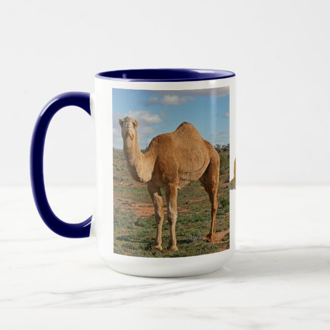Camel Desert Middle East Peace Love Nature Destiny Mug (Left)