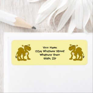Camel Design Return Address Label