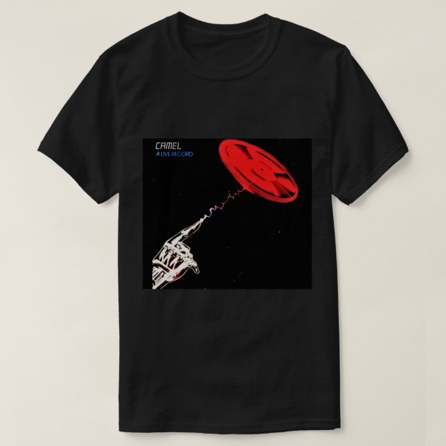 Camel - English Progressive Rock Band - A Live Rec T-Shirt (Design Front)