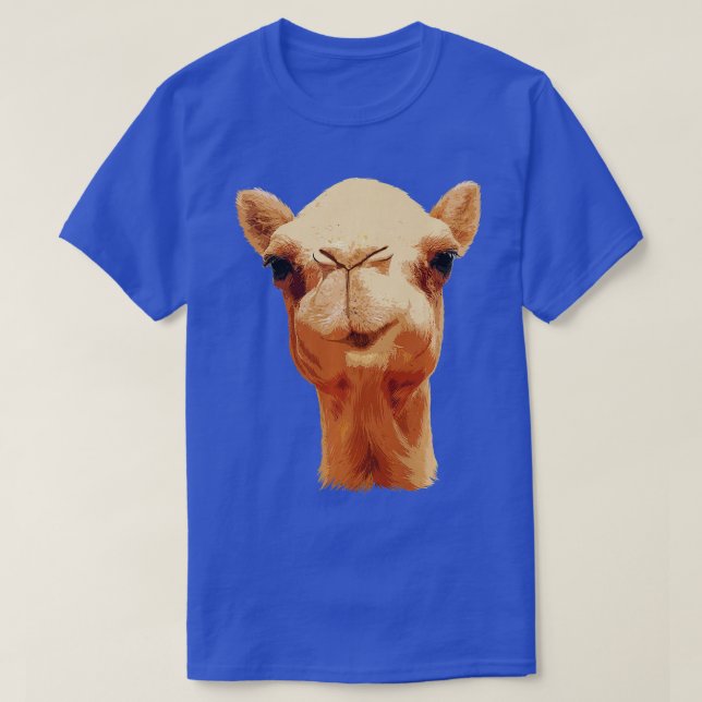 Camel For Men Women Animal Face African Safari Cam T-Shirt (Design Front)