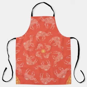 Camel Frame: Vintage Desert Map Apron