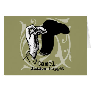 Camel Hand Puppet Shadow Games Vintage