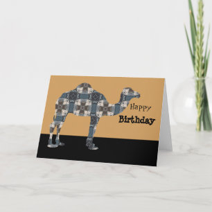 Camel Happy Birthday Card
