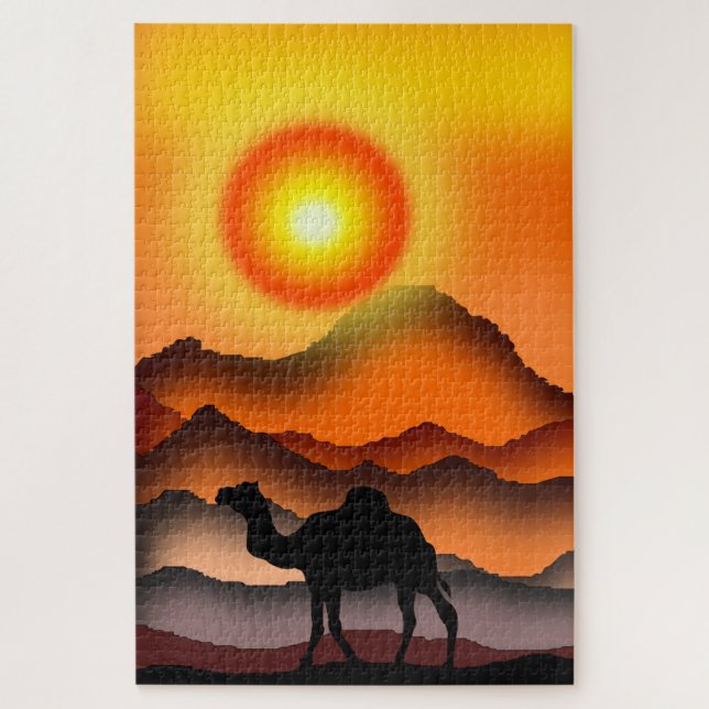 Camel Jigsaw Puzzle (Vertical)
