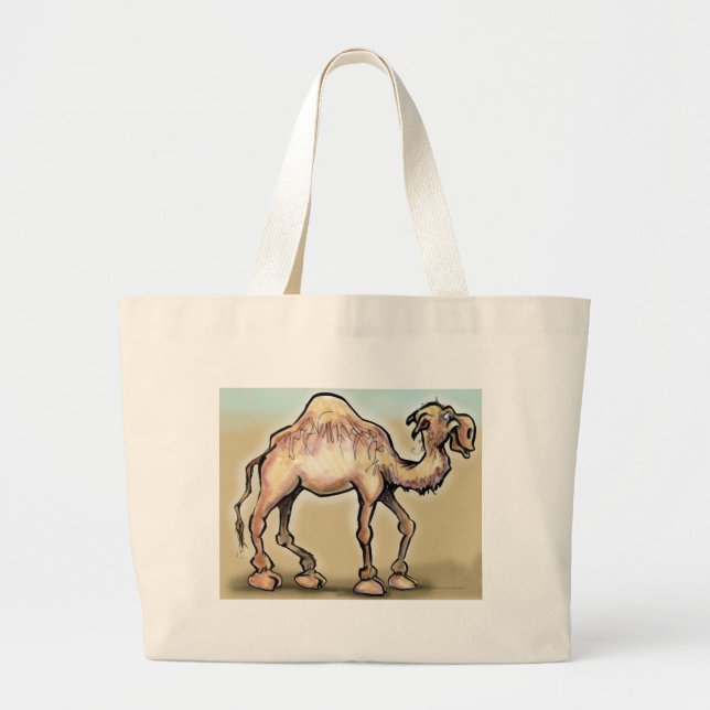 Camel Large Tote Bag (Front)