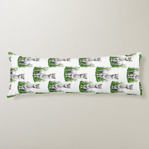 Camel llama Alpaca Pattern Design Body Cushion