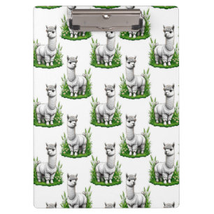 Camel llama Alpaca Pattern Design  Clipboard