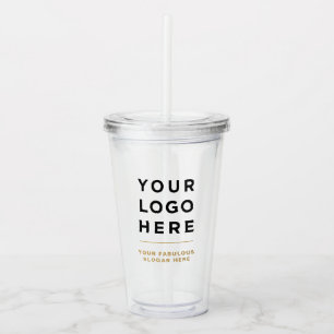 Camel Logo Acrylic Tumbler with Straw No Minimum