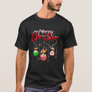Camel Lover Xmas Ornament Santa Camel Christmas T-Shirt