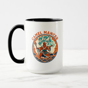 Camel Mancer Wizard Desert Fantasy Mystic Art Mug