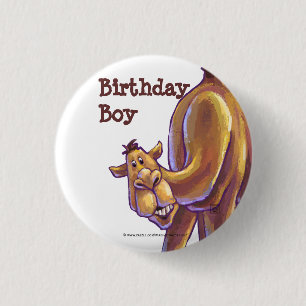 Camel Party Centre 3 Cm Round Badge