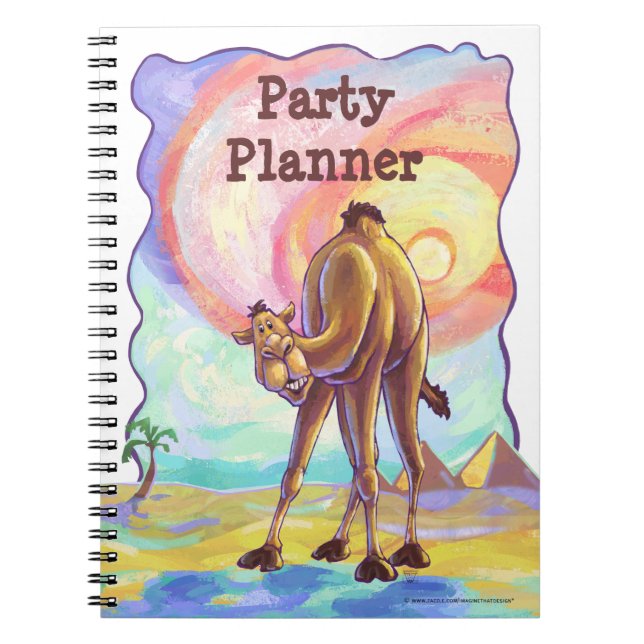 Camel Party Centre Notebook (Front)