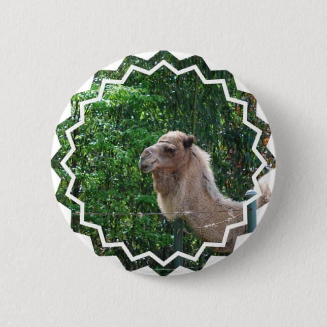 Camel Photo Design Button (Front)