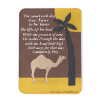 Camel poem magnet
