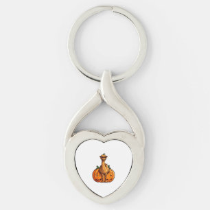 Camel Pumpkin Lazy Halloween Party Costume Kids Key Ring