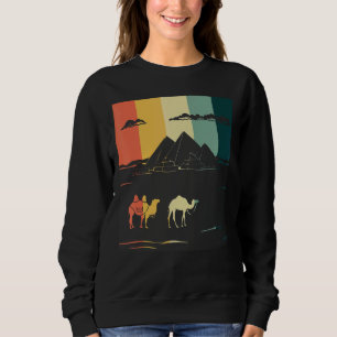 Camel Pyramids Of Giza Egypt Anubis Sphinx And Pha Sweatshirt