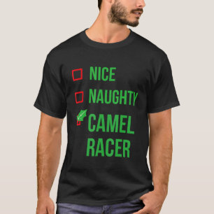 Camel Racer Pajama Christmas T-Shirt