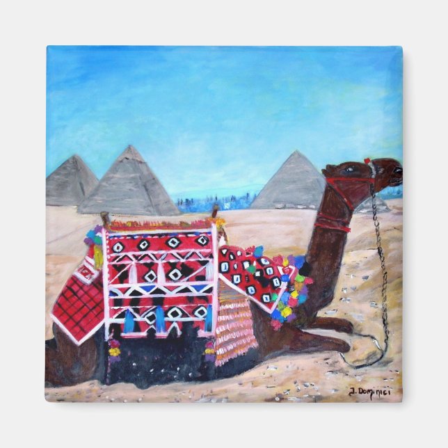 Camel Ride at Giza, Magnet (Front)