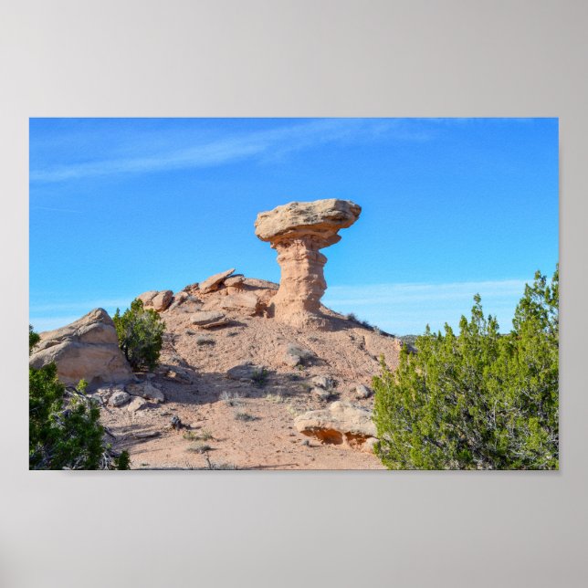 Camel Rock, New Mexico, in 2014 Poster (Front)