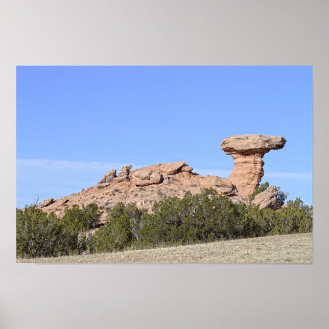 Camel Rock, New Mexico Poster (Front)