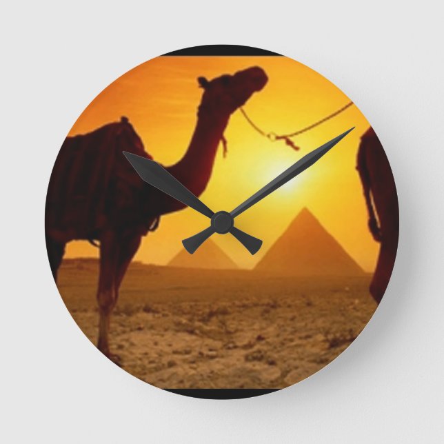 camel round clock (Front)