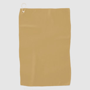 Camel-  shade of brown (solid colour)  golf towel