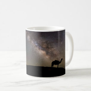 Camel Silhouette and Milkyway Coffee Mug