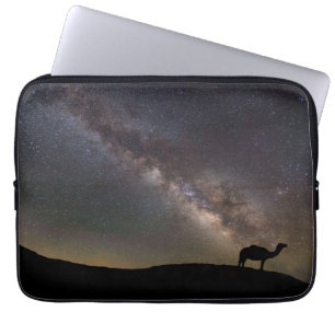 Camel Silhouette and Milkyway Laptop Sleeve