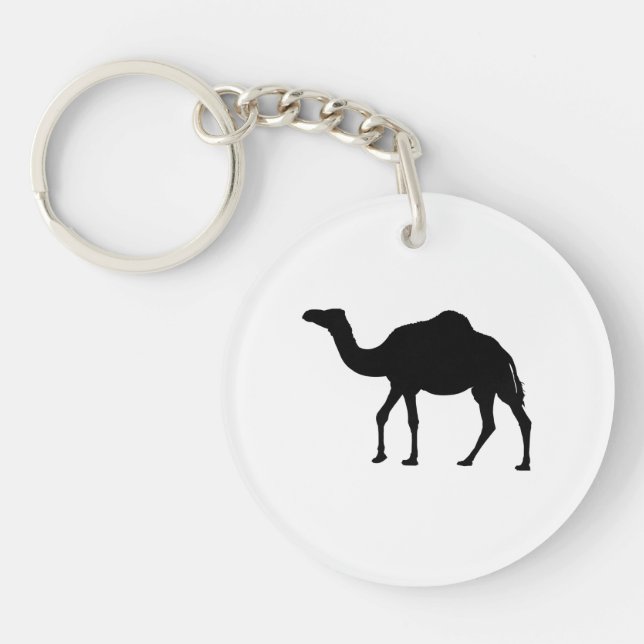 camel Silhouette  Key Ring (Front)