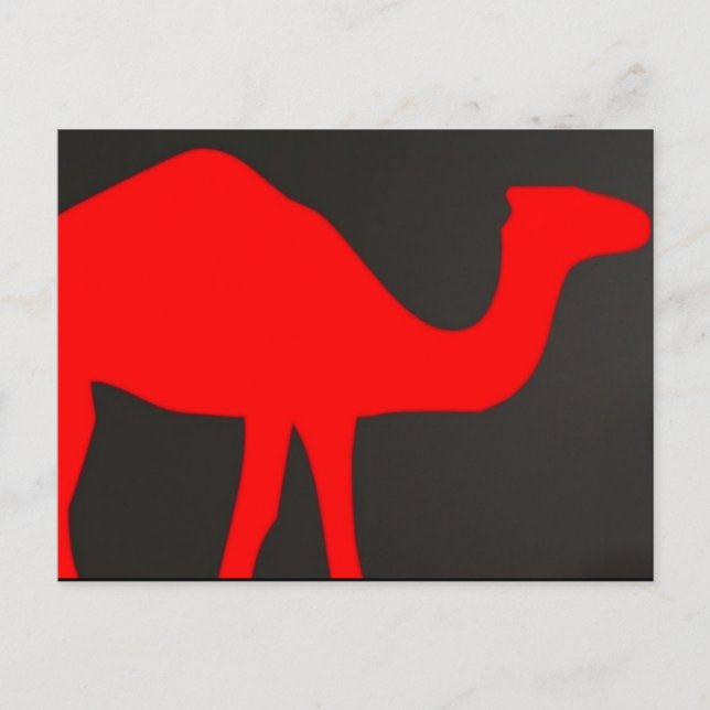 CAMEL SILOUETTE POSTCARD (Front)