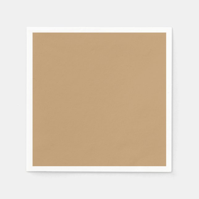 Camel Solid Colour Napkin (Front)