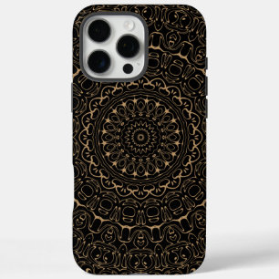 Camel Tan Mandala with Elegant Symmetry iPhone 16 Pro Max Case