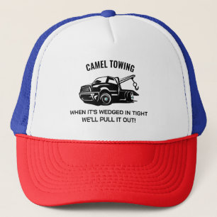 Camel Towing Funny Humour Snapback Retro Trucker Hat